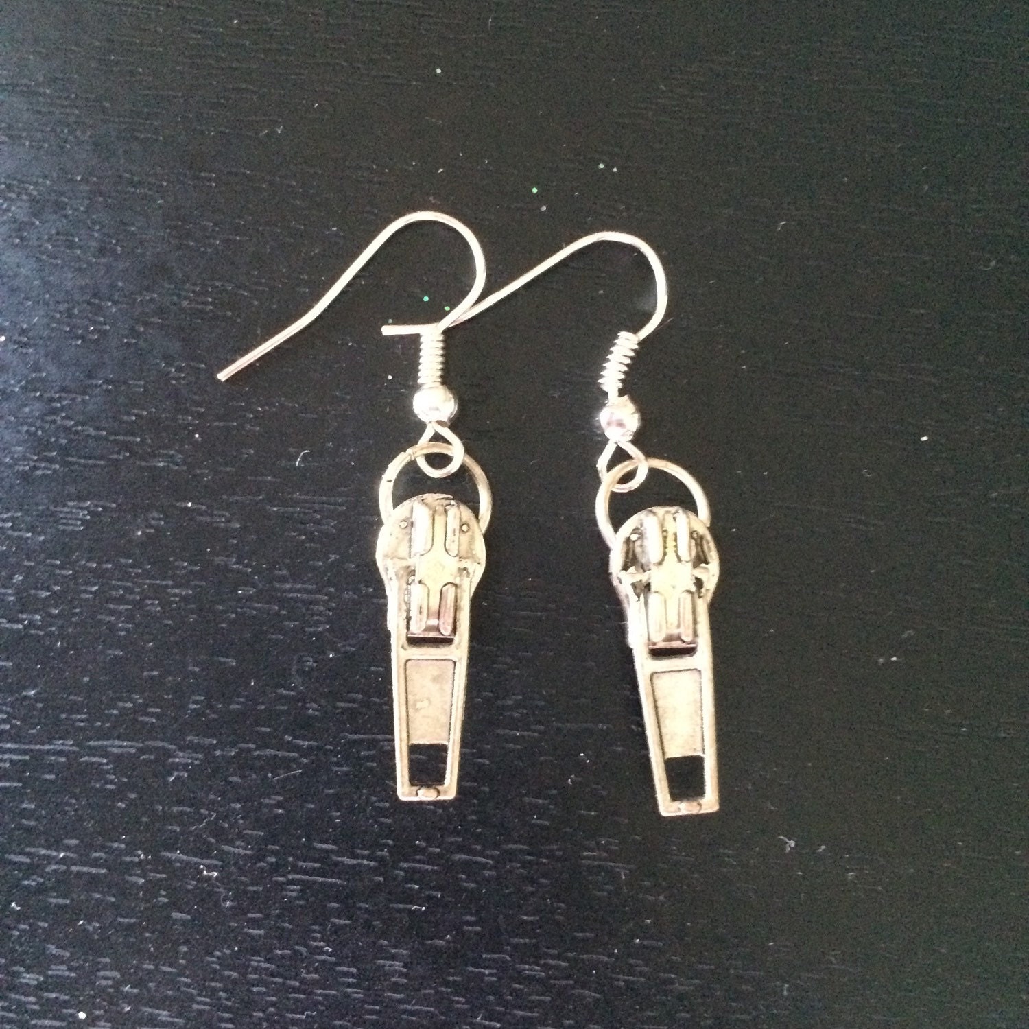 Zipper earrings