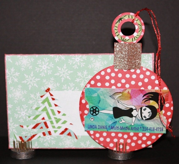 Download Ornament Gift Card Holder with Envelope SVG Cutting File Kit
