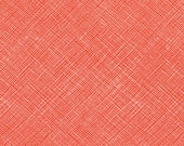 Architextures Crosshatch in Poppy, Carolyn Friedlander, Robert Kaufman Fabrics, 100% Cotton Fabric, AFR-13503-302 POPPY