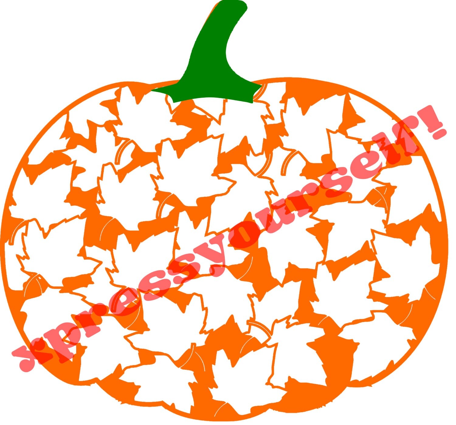Download SVG Fall Leaves Pumpkin Cut file...SVG and PNG
