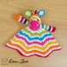 zebra lovey blanket