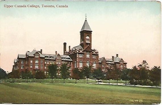 Antique Postcard Upper Canada College Toronto Canada Campus