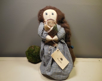 Vintage Locust Hill Hand Made Stuffed Doll