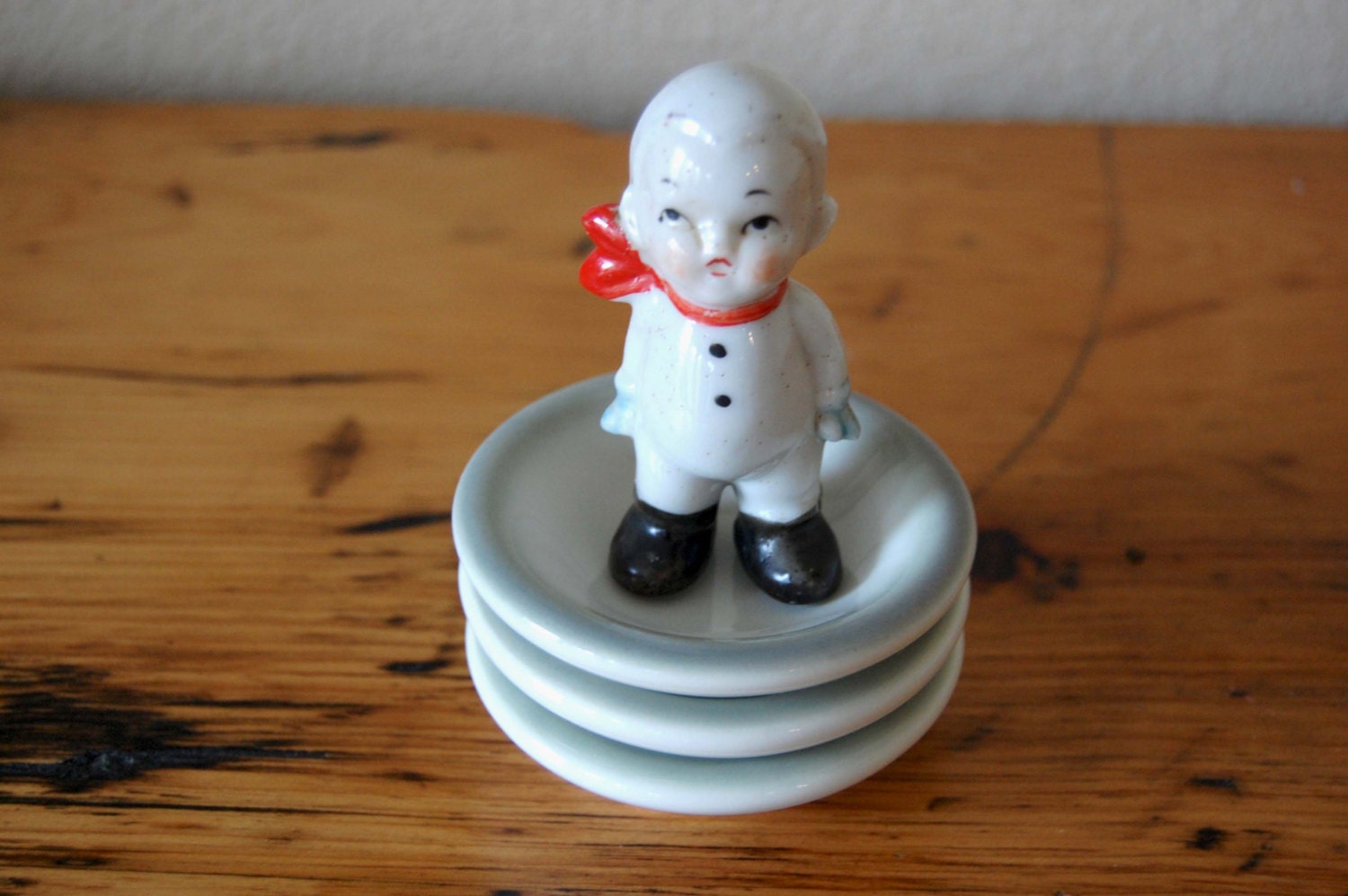 Vintage Sterling Vitrified China Butter Pats, Vintage Individual Butter