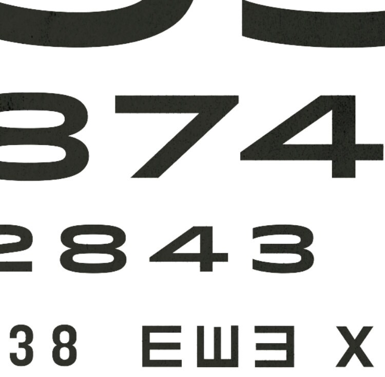 Gráfico Rosenbaum bolsillo Eye Vision / Examen de la vista de