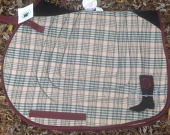 Plaid  Saddle Pad