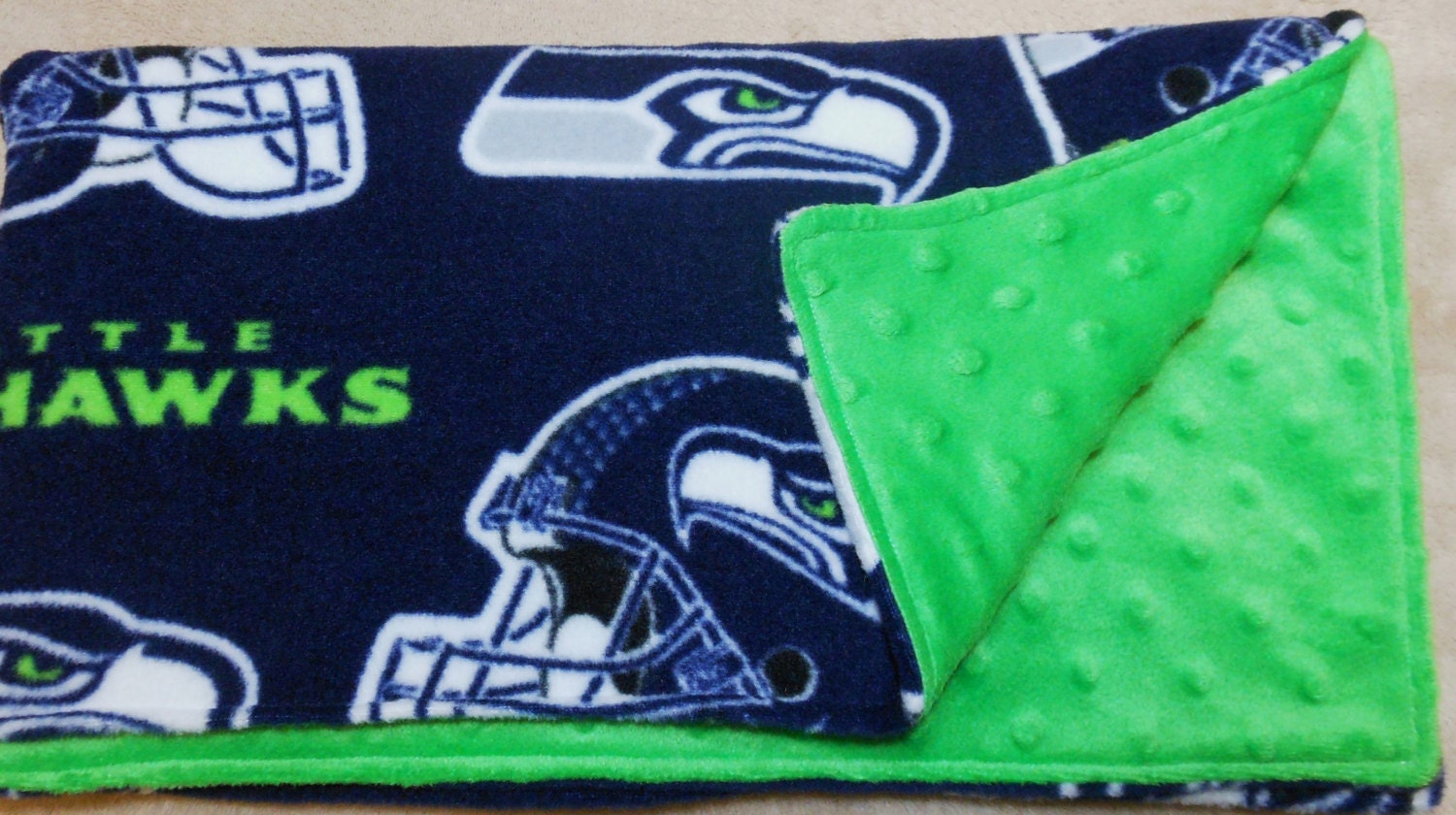 Seattle Seahawks Baby Blanket fleece minky by ...