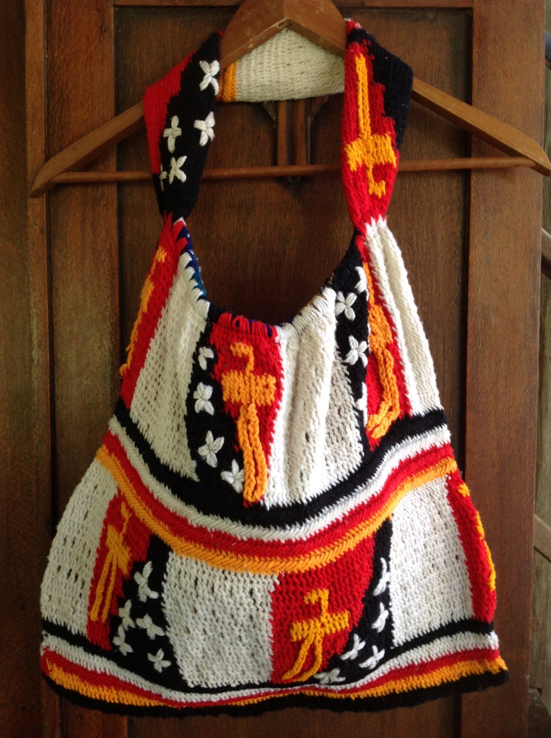 Papua New Guinea Bilum  Woven String Bag 