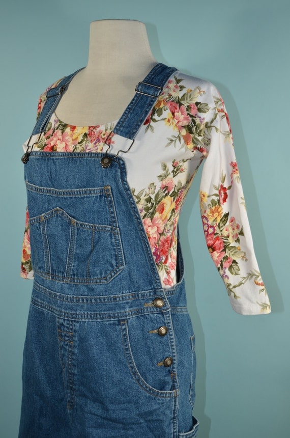 Vintage 80s BUGLE BOY Denim Overalls by