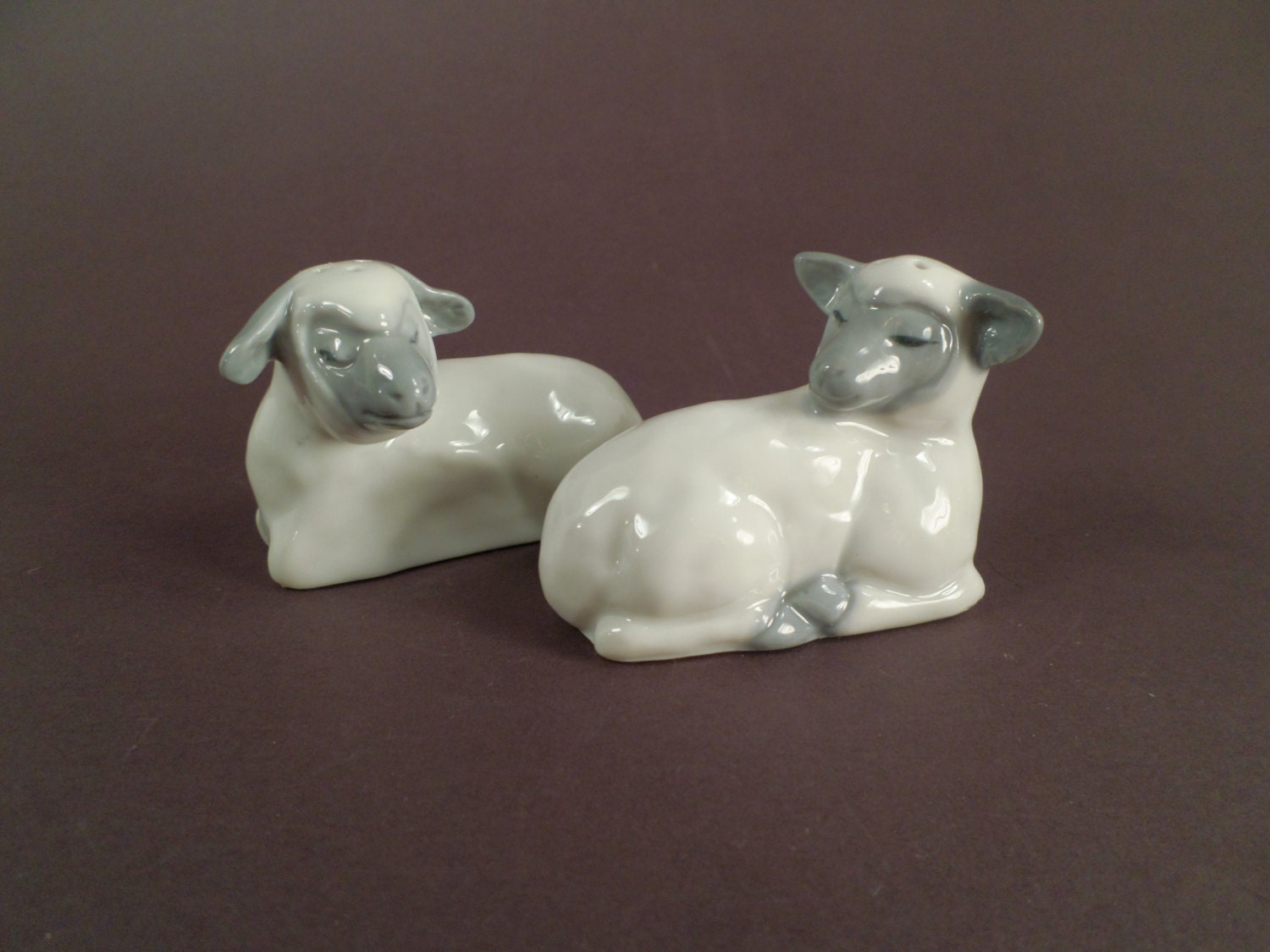 Vintage Lamb Salt and Pepper Shakers Fitz and Floyd Made in
