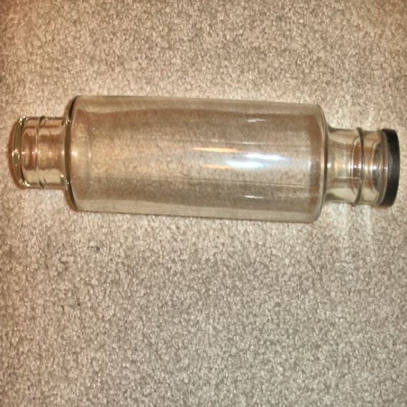 Vintage Antique Glass Rolling Pin Kitchen Pin by dorothybroome