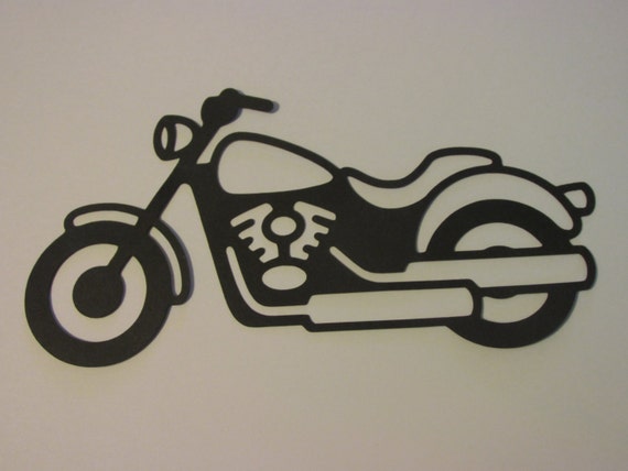 Download 10 large paper Motorcycles motorcycle die cuts harley
