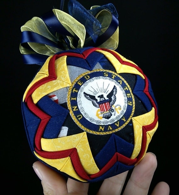 items similar to quilted us navy christmas ornament blue items similar to quilted us navy christmas ornament blue