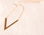 Geometric hand made necklace, unique, gold necklace, Silver necklace.