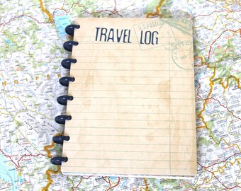 6 x 8 travel journal scrapbook