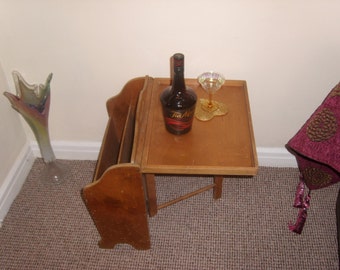 retro magazine rack and folding table combo by Hayxes