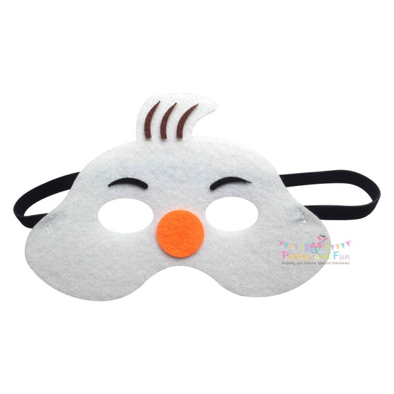 items similar to 4 olaf mask frozen party favors olaf