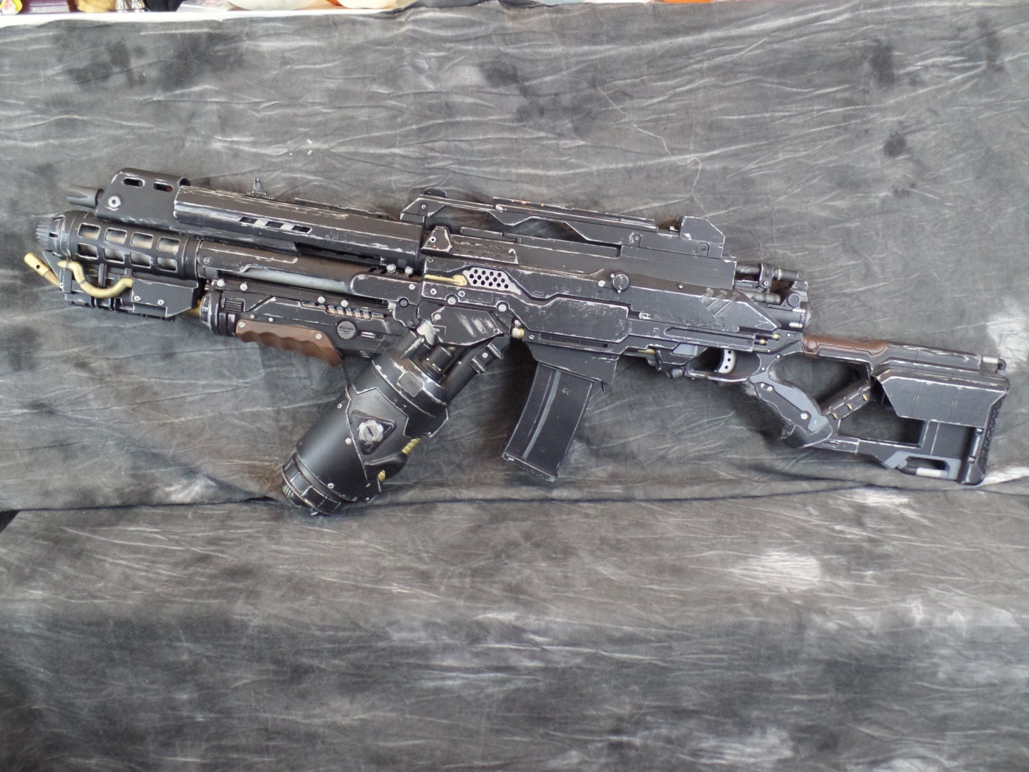 Harbinger type2 cosplay rifle h&k gun flame by orihalcon2015