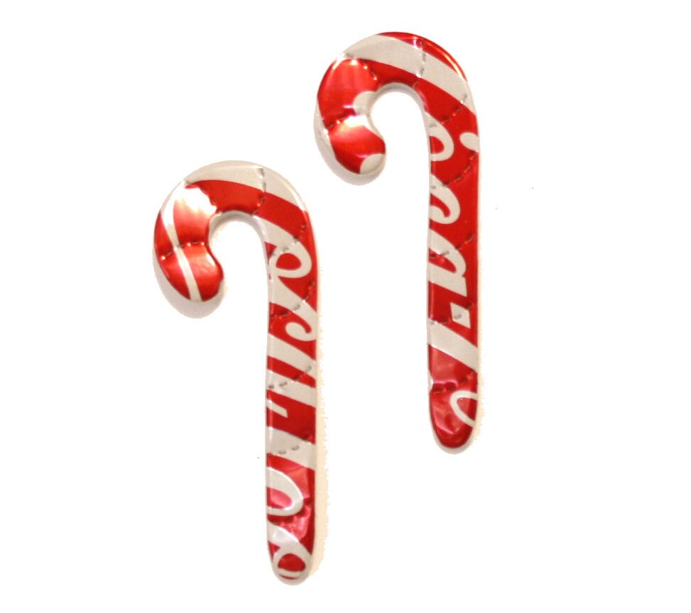 Red White Coke Coca Cola CANDY CANE or by PopCanCreations