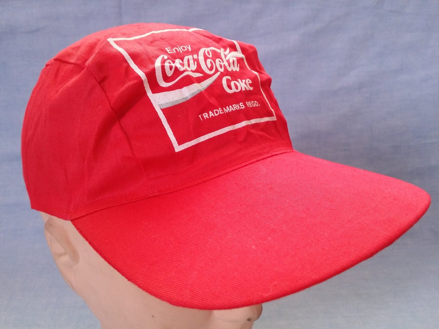 Vintage Enjoy Cocacola cap hat coke f&n by CheAmeVintage on Etsy