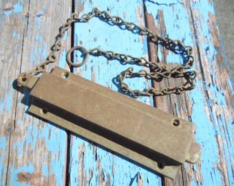Rusty Overhead Chain Shed Garage Barn Security Architectural Salvage