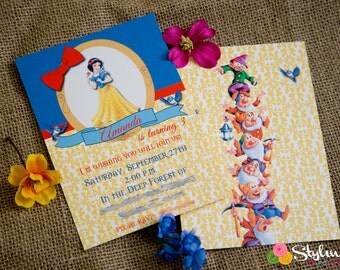 Snow White Invitation
