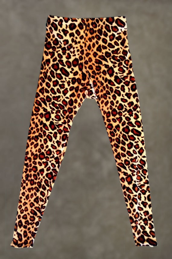 Cat Costume Leopard Skin Kids Leggings