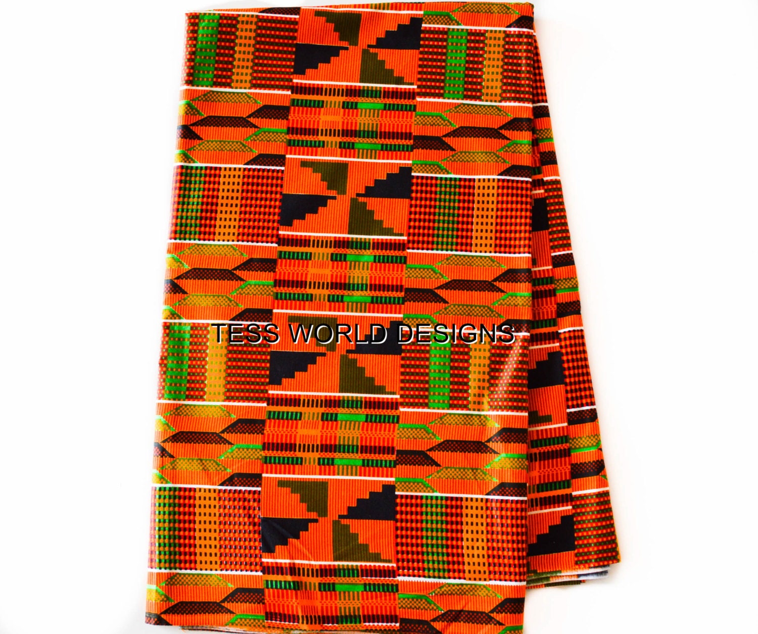 Kente Cloth fabric/Traditional Kente Print/African head wraps