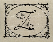 nature letter letters choice iron fabric any digital popular items nstant burlap decoupage tote transfer pillow paper