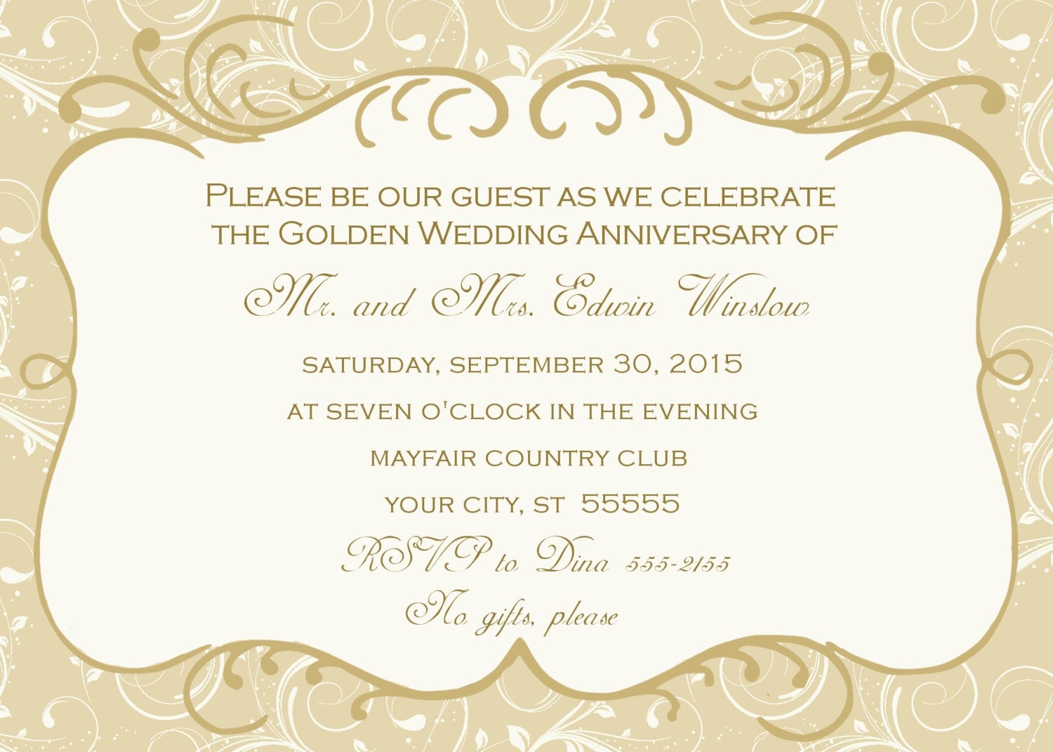 Anniversary Invitation Templates Free Download 7