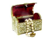 Antique Jewelry Box French France, Art Nouveau Jewelry Casket Trinket Box, Bronze Treasure Chest Design, Floral Flowers Ornate Antique Jewelry Box French France, Art Nouveau Jewelry Casket Trinket Box, Bronze Treasure Chest Design, Floral Flowers Ornate