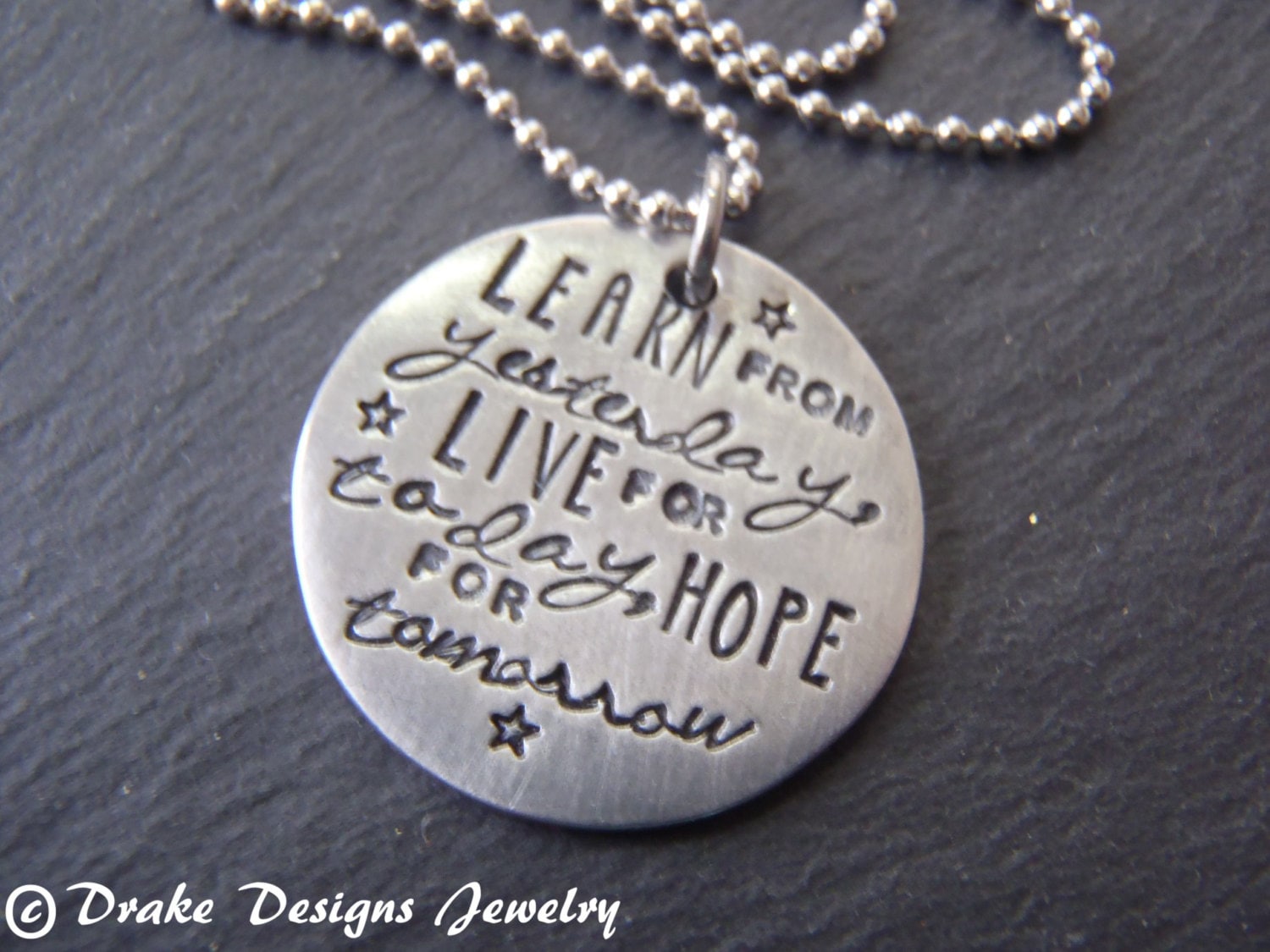 inspirational quote jewelry inspirational necklace graduation