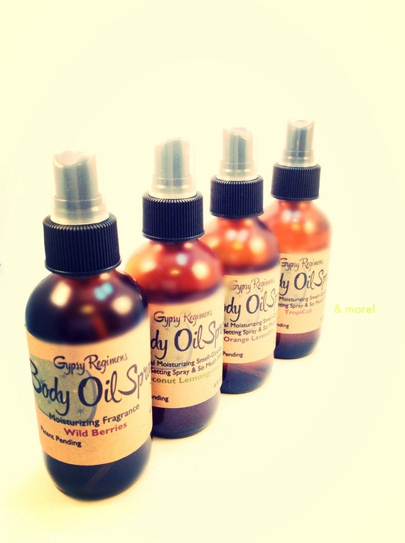 Body Oil Spray. Moisturizing body spray, Makeup Setting, Essential oil