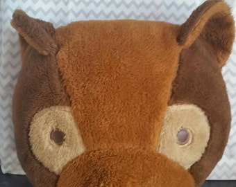 animal head pillow