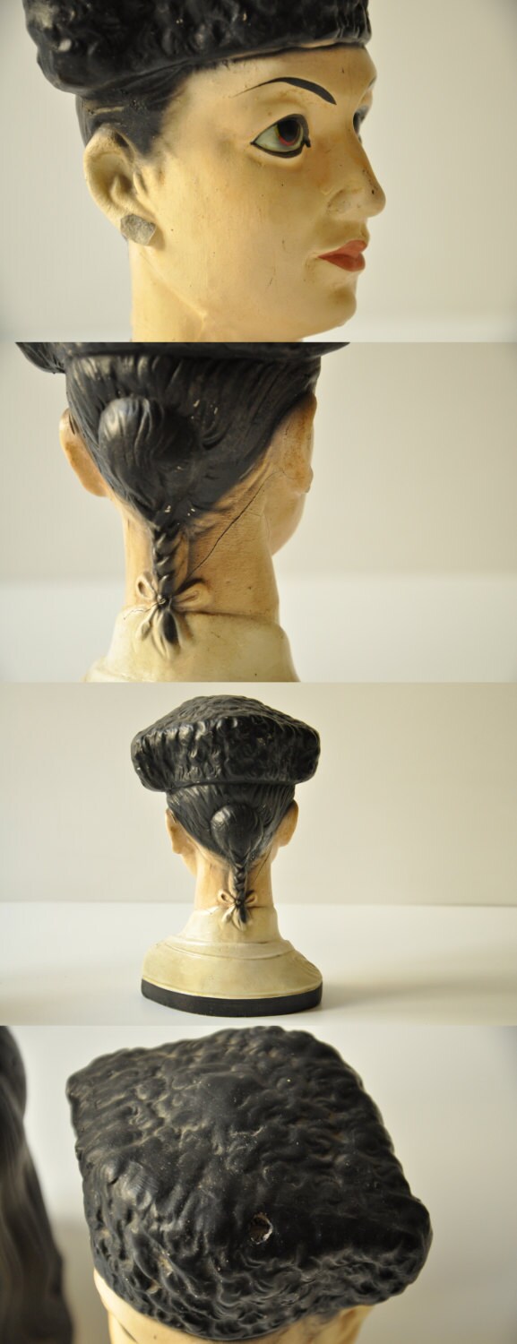 Midcentury Ceramic Head Busts Made in Japan by thelittlebiker