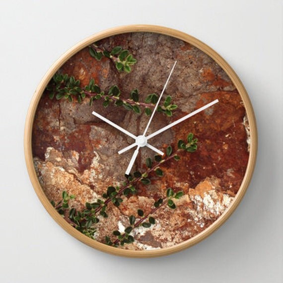 Nature Photo Wall Clock Photo Clock Nature by ShelleysCrochetOle