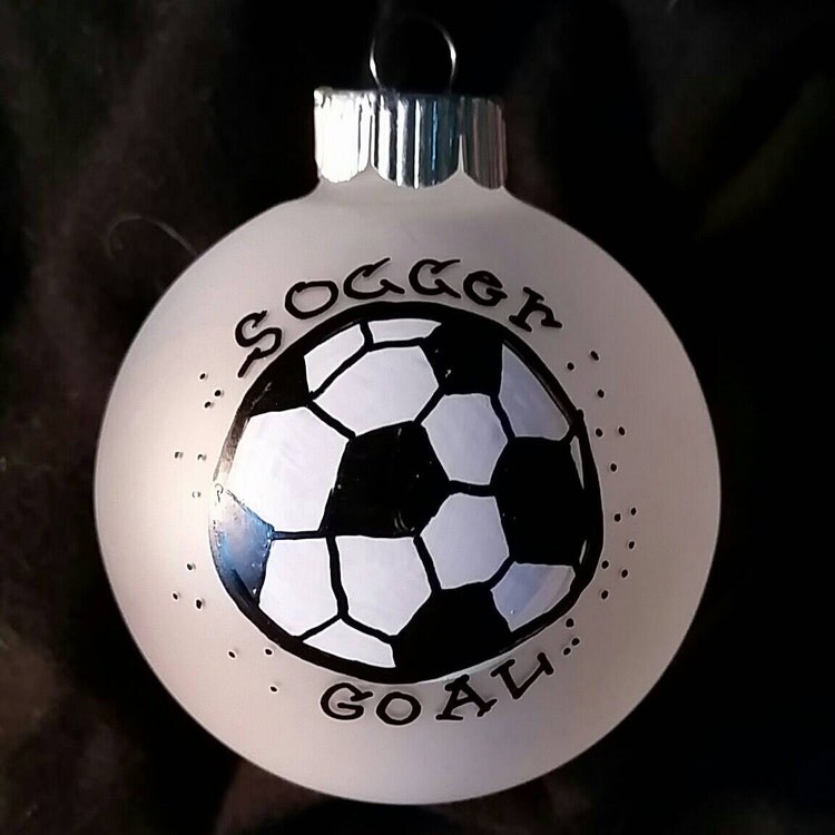 Soccer Ornament Soccer Ornaments Personalized by ShopMetamora