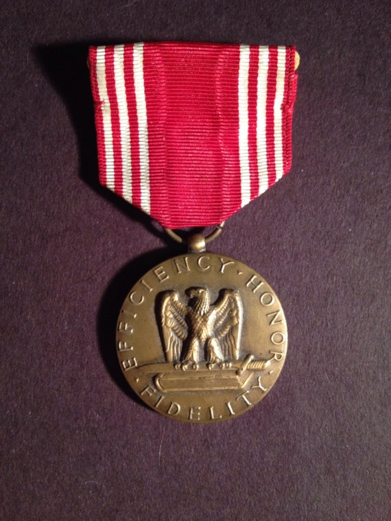 Military medal us army ww2 issue good conduct medal