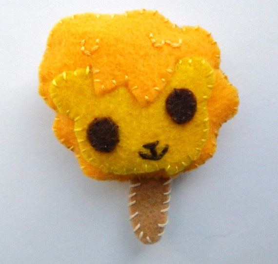 lion plush keychain