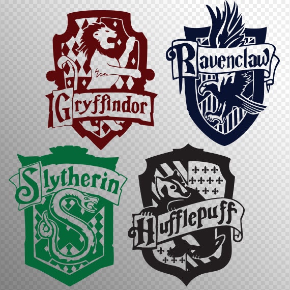 Hogwarts House sigil decal CHOOSE YOUR HOUSE