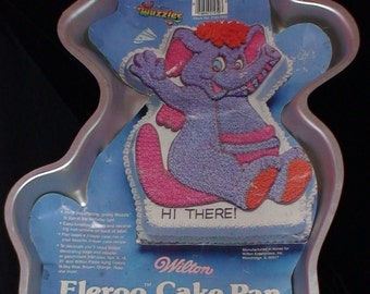 Vintage Wuzzles Eleroo Cake Pan! 1985! Hasbro! Disney!