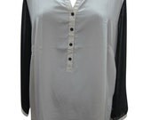 Women's Fashion Silk Shirt/ Trendy Blouse/Holiday Party Wear Shirt Top-XL