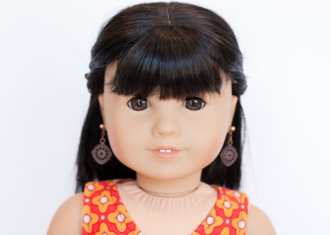 American Girl doll sized earrings choose your color