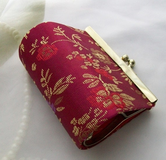 Retro lipstick purse pouch red lipstick pouch listick