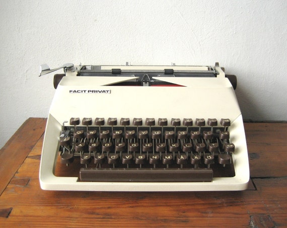 Facit typewriter manual