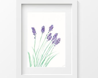 lavender watercolors on Etsy, a global handmade and vintage marketplace.