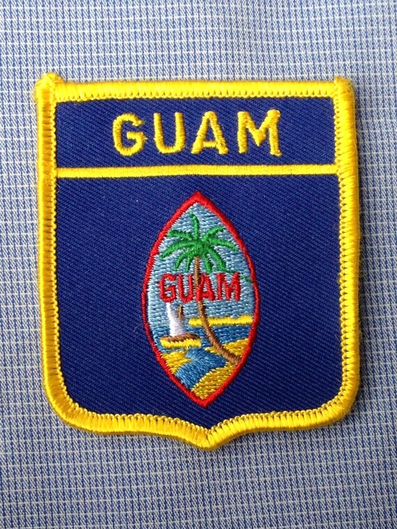 Guam Flag Vintage Travel Patch