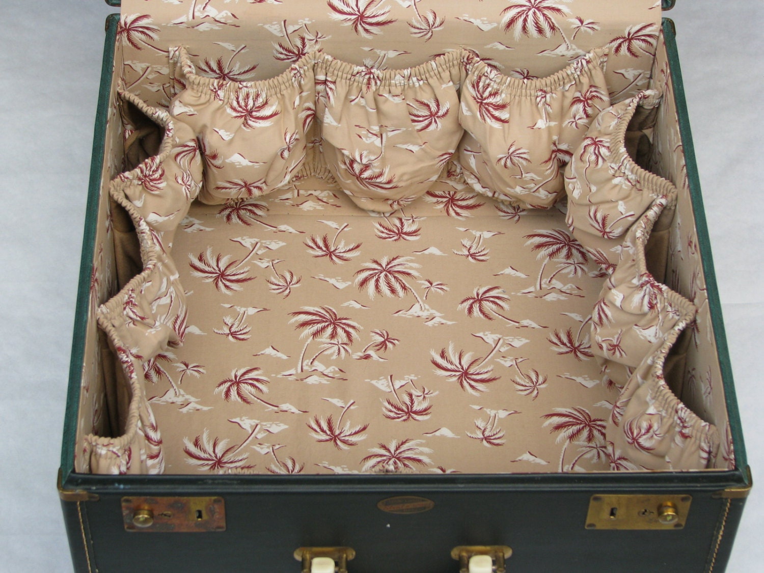 Vintage Leather Luggage Strat O Way Seattle Suitcase Travel