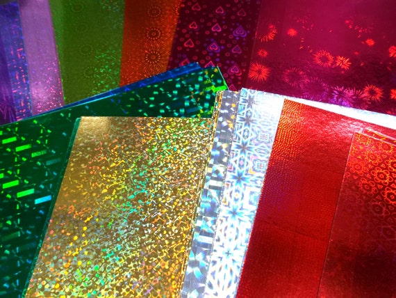 Hologram paper mirror paper 50 sheets 20x30 cm 1598