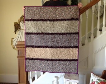 Baby quilt/flannel-backed